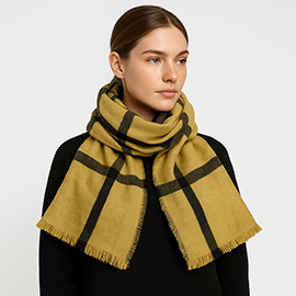 Stylish Soft Classic Checkered Scarf
