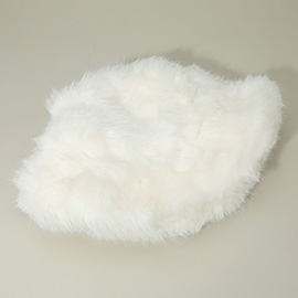 Cozy Fluffy Fur Winter Bucket Hat