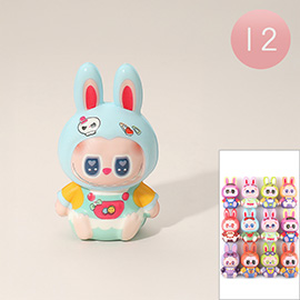 12PCS - Monster Bunny Squishy Toy Stress Reliever