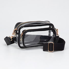 Transparent Rectangular Crossbody Bag
