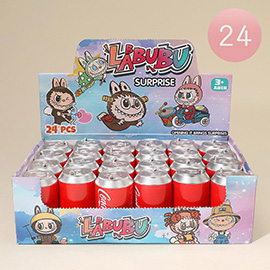 24PCS - Monster Bunny Mini Figure Surprise Soda Can Toys