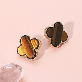 Quatrefoil Stud Earrings