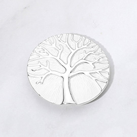 Colored Metal Tree of Life Magnetic Brooch