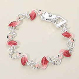 Flamingo Link Magnetic Bracelet
