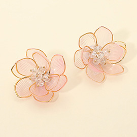 Floral Statement Earrings
