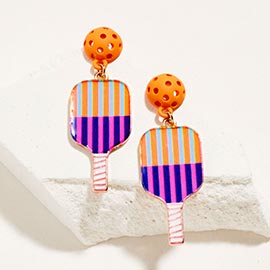 Pickleball Paddle Dangle Earrings