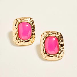 CaboChon Accent Plate Earrings