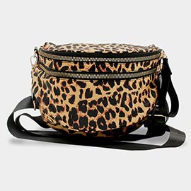 Leopard Pattern Crossbody Bag