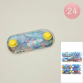 24PCS - Sea Life Printed Water Ring Toss Game Toys