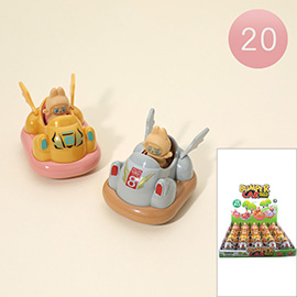 20PCS - Monster Bunny Character Wing Bumper Car Toy